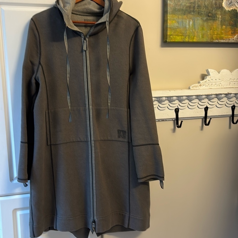 Annette Görtz German Designer Cotton-Viscose Sweater Coat Large - Picture 9 of 16